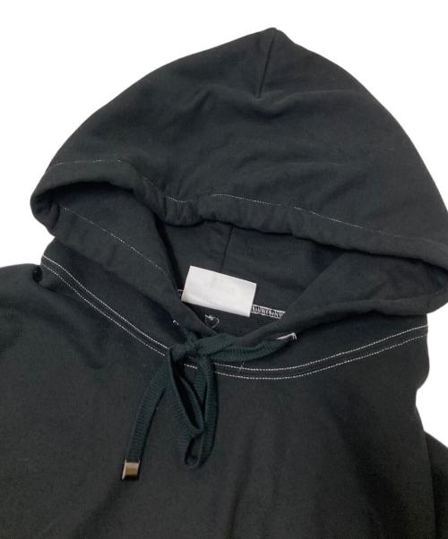 BASICK（ベイシックス）BASICK (ベイシックス) ステッチデザインパーカー ブラック サイズ:Sの古着・服飾アイテム