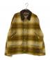 PENDLETON（ペンドルトン）の古着「襟コーデュロイボアジャケット」｜オレンジ×ベージュ