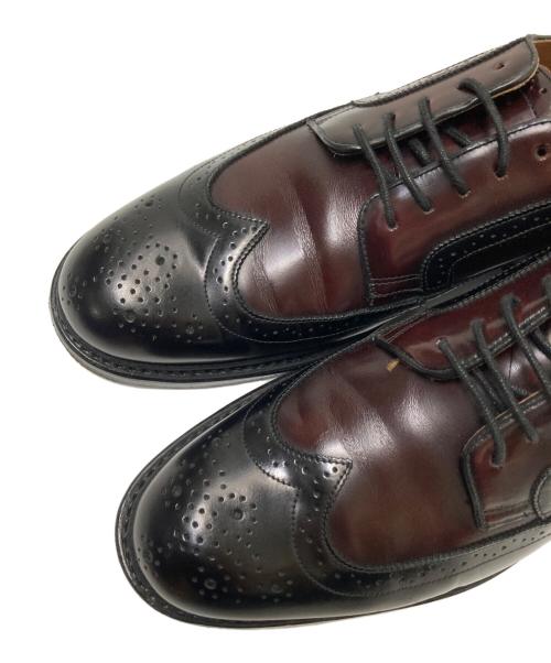 CLARKS（クラークス）CLARKS (クラークス) エドワードリミットウィングチップシューズ ブラック×ブラウン サイズ:UK:7 1/2の古着・服飾アイテム