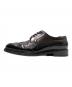 CLARKS (クラークス) エドワードリミットウィングチップシューズ ブラック×ブラウン サイズ:UK:7 1/2：8000円