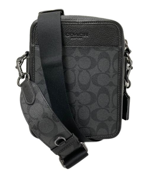 COACH（コーチ）COACH (コーチ) サリバン シグネチャークロスボディバッグ ブラック サイズ:下記参照の古着・服飾アイテム