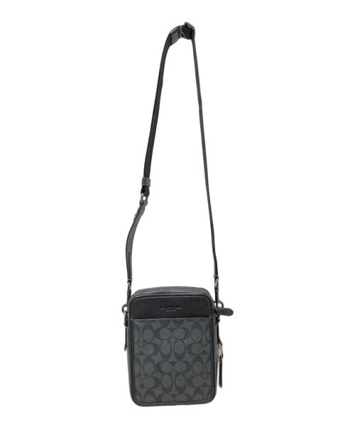 COACH（コーチ）COACH (コーチ) サリバン シグネチャークロスボディバッグ ブラック サイズ:下記参照の古着・服飾アイテム