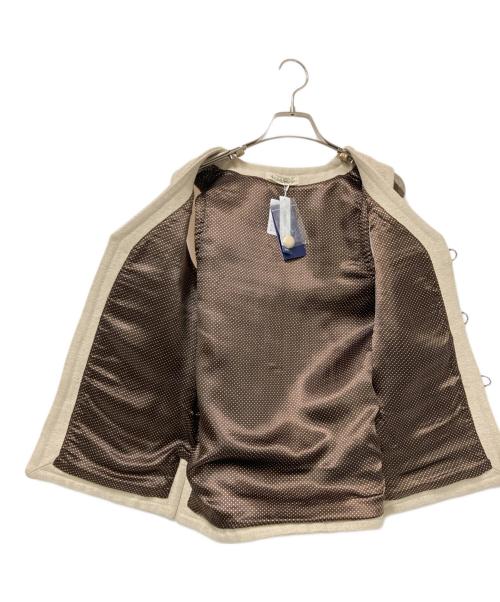 CHURU（チュル）CHURU (チュル) SHIPS (シップス) ジャカード ベスト ベージュ サイズ:ONE 未使用品の古着・服飾アイテム