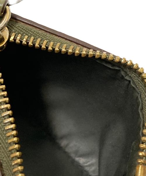 Maison Margiela（メゾンマルジェラ）Maison Margiela (メゾンマルジェラ) レザー エンベロープ ウォレット グリーン サイズ:下記参照の古着・服飾アイテム