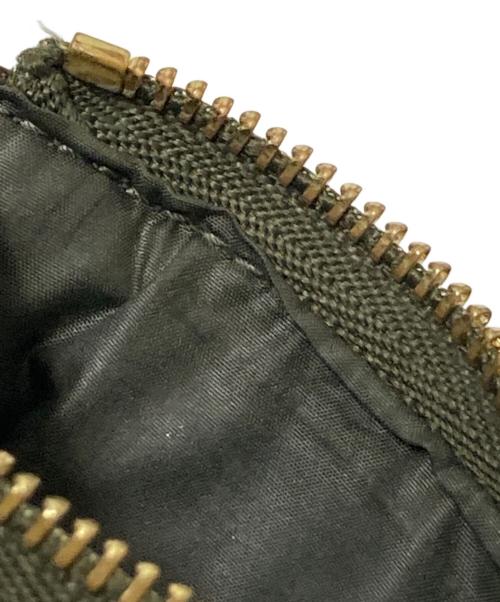 Maison Margiela（メゾンマルジェラ）Maison Margiela (メゾンマルジェラ) レザー エンベロープ ウォレット グリーン サイズ:下記参照の古着・服飾アイテム