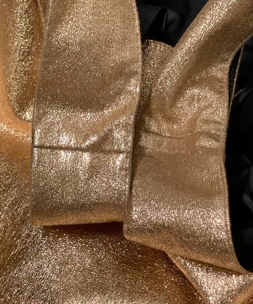 MM6 Maison Margiela（エムエムシックスメゾンマルジェラ）MM6 Maison Margiela (エムエムシックスメゾンマルジェラ) MIRROR CYNTH BAG シャンパンゴールド サイズ:下記参照の古着・服飾アイテム