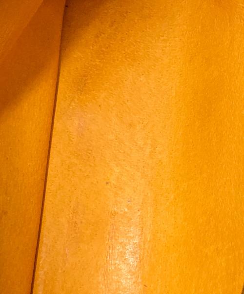PIENI（ピエ二）PIENI (ピエ二) レザーハンドバッグ オレンジ×ブラック サイズ:下記参照の古着・服飾アイテム