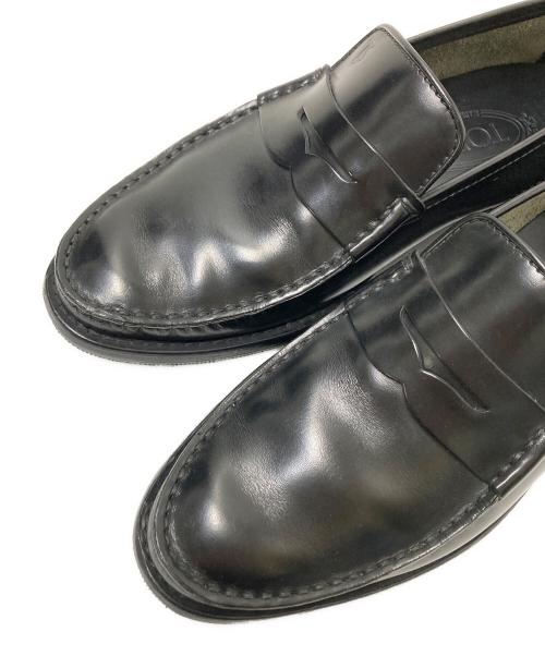 TOD'S（トッズ）TOD'S (トッズ) コインローファー ブラック サイズ:6の古着・服飾アイテム