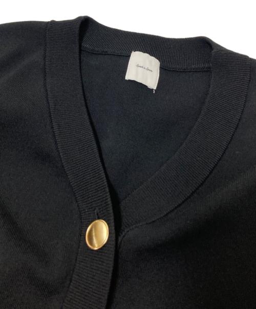 Spick and Span（スピック＆スパン）Spick and Span (スピック＆スパン) ウォッシャブルVネックニットベスト ブラック サイズ:下記参照の古着・服飾アイテム