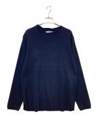 nonnativeノンネイティブ）の古着「DWELLER L/S TEE COTTON THERMAL」｜ネイビー