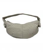 FLUSSフルス）の古着「crush cylinder cross bag」｜グレー