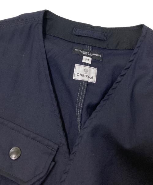 Engineered Garments（エンジニアド ガーメンツ）Engineered Garments (エンジニアド ガーメンツ) charcoal (チャコール) 別注アップランドベスト ネイビー サイズ:Mの古着・服飾アイテム