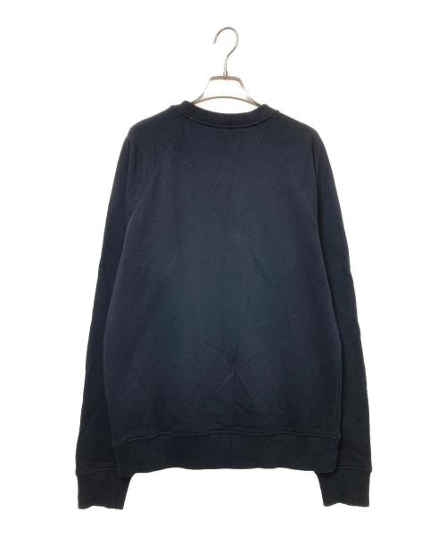 BALMAIN（バルマン）BALMAIN (バルマン) Metallic Flock Logo Sweatshirt ブラック サイズ:Mの古着・服飾アイテム