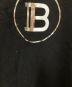 中古・古着 BALMAIN (バルマン) Metallic Flock Logo Sweatshirt ブラック サイズ:M：17000円