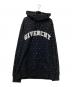 GIVENCHY（ジバンシィ）の古着「Logo Strass Hoodie」｜ブラック