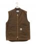 Carhartt WIP（カーハート ワーク イン プログレス）の古着「Classic Vest」｜ブラウン