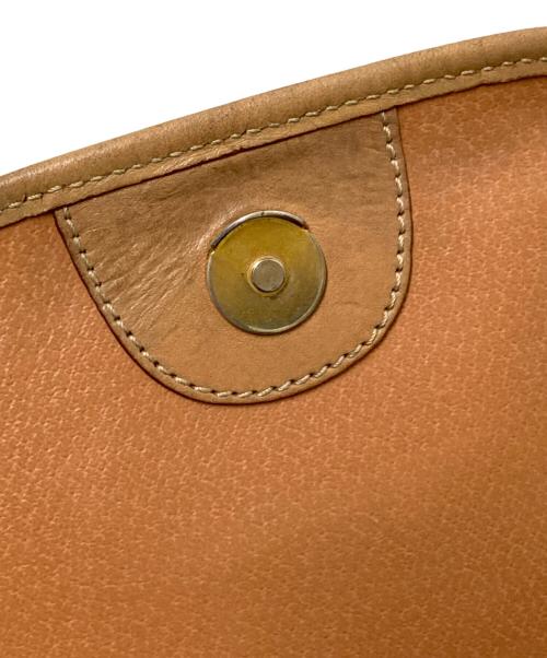 CELINE（セリーヌ）CELINE (セリーヌ) マカダムフラップショルダーバッグ ベージュ×ブラウン サイズ:下記参照の古着・服飾アイテム