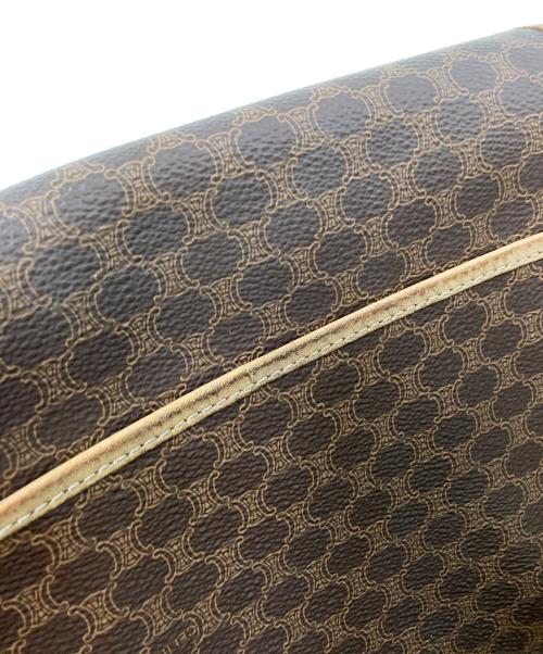 CELINE（セリーヌ）CELINE (セリーヌ) マカダムフラップショルダーバッグ ベージュ×ブラウン サイズ:下記参照の古着・服飾アイテム