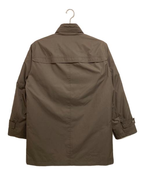 BURBERRY LONDON（バーバリーロンドン）BURBERRY LONDON (バーバリーロンドン) ダウンライナー付きコート ブラウン×ベージュ サイズ:Mの古着・服飾アイテム