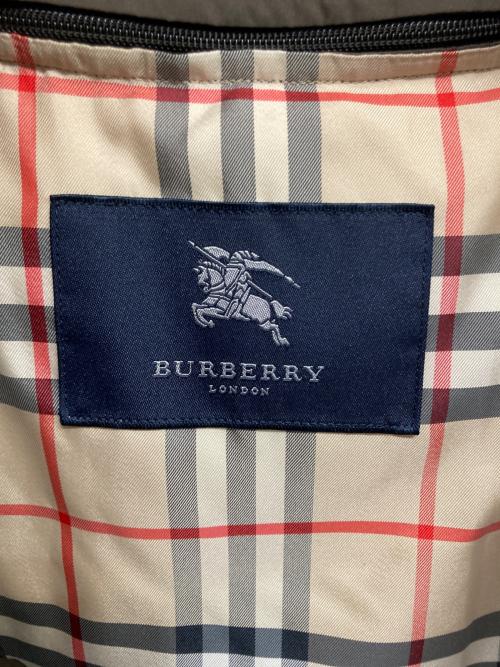 BURBERRY LONDON（バーバリーロンドン）BURBERRY LONDON (バーバリーロンドン) ダウンライナー付きコート ブラウン×ベージュ サイズ:Mの古着・服飾アイテム