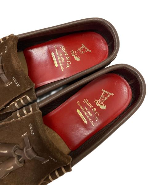 REGAL Shoe & Co.（リーガル シュー＆カンパニー）REGAL Shoe & Co. (リーガル シュー＆カンパニー) スウェードローファー ブラウン サイズ:23.0cmの古着・服飾アイテム