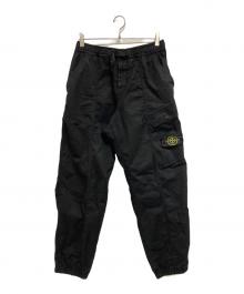 STONE ISLAND（ストーンアイランド）の古着「ストレッチコットン カーゴパンツ」｜ブラック