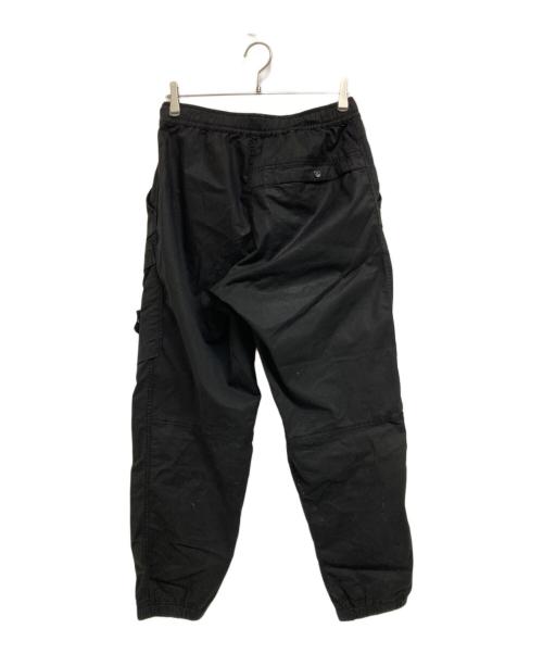 STONE ISLAND（ストーンアイランド）STONE ISLAND (ストーンアイランド) ストレッチコットン カーゴパンツ ブラック サイズ:76cm(W30)の古着・服飾アイテム