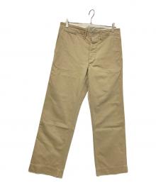 RRL（ダブルアールエル）の古着「ミリタリーチノトラウザーパンツ」｜ベージュ