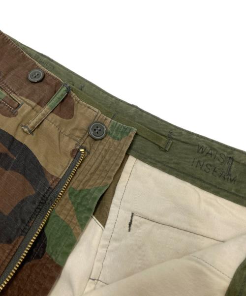 RRL（ダブルアールエル）RRL (ダブルアールエル) ウッドランドカモカーゴパンツ グリーン×ブラウン サイズ:W30×L30の古着・服飾アイテム