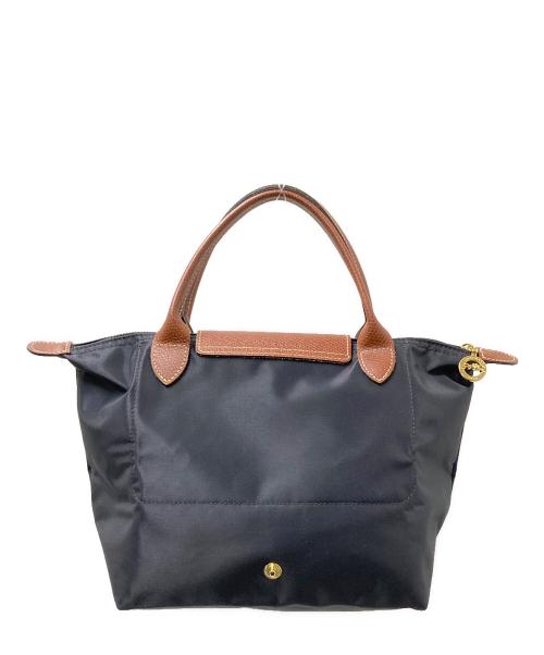 LONGCHAMP（ロンシャン）LONGCHAMP (ロンシャン) ハンドバッグ LONGCHAMP ブラック×ブラウン サイズ:下記参照の古着・服飾アイテム