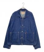LEVI'S PReMIUMリーバイス プレミアム）の古着「プリーツ トラッカージャケット」｜インディゴ