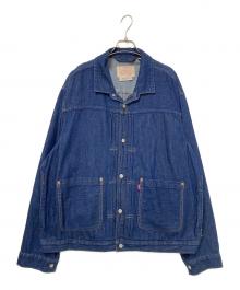 LEVI'S PReMIUM（リーバイス プレミアム）の古着「プリーツ トラッカージャケット」｜インディゴ