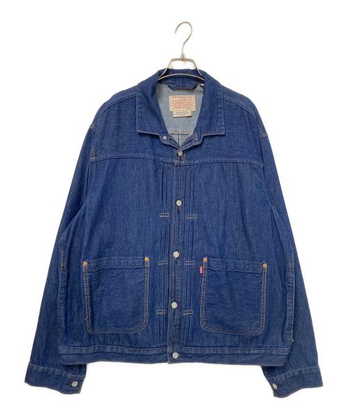 LEVI'S PReMIUM（リーバイス プレミアム）LEVI'S PReMIUM (リーバイス プレミアム) プリーツ トラッカージャケット インディゴ サイズ:XLの古着・服飾アイテム