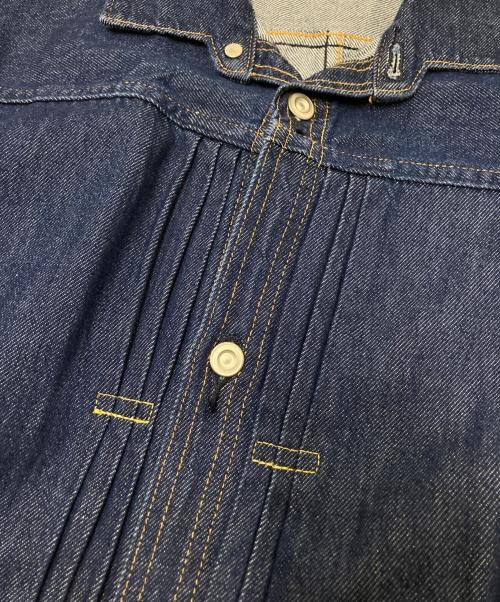 LEVI'S PReMIUM（リーバイス プレミアム）LEVI'S PReMIUM (リーバイス プレミアム) プリーツ トラッカージャケット インディゴ サイズ:XLの古着・服飾アイテム