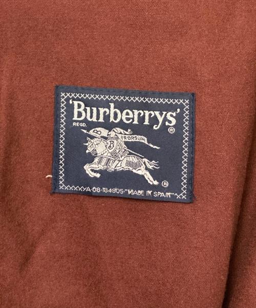 Burberry's（バーバリーズ）Burberry's (バーバリーズ) ウールヘリンボーンブルゾン ネイビー×ベージュ サイズ:下記参照の古着・服飾アイテム
