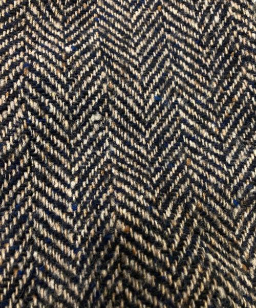 Burberry's（バーバリーズ）Burberry's (バーバリーズ) ウールヘリンボーンブルゾン ネイビー×ベージュ サイズ:下記参照の古着・服飾アイテム