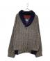 Burberry's（バーバリーズ）の古着「ウールヘリンボーンブルゾン」｜ネイビー×ベージュ