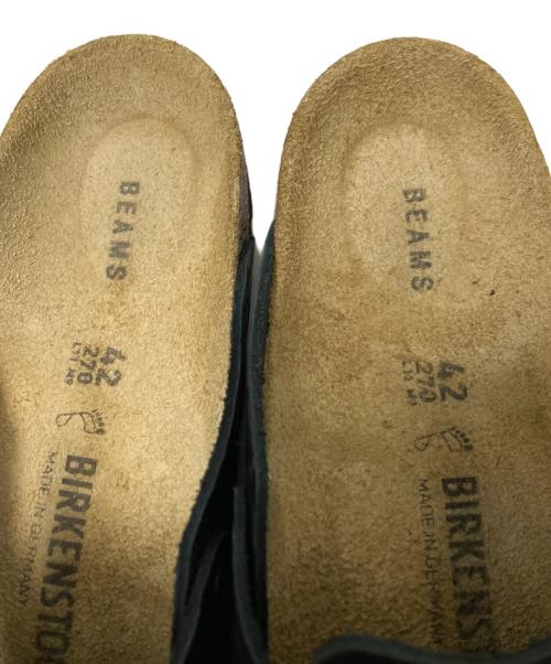 BIRKENSTOCK（ビルケンシュトック）BIRKENSTOCK (ビルケンシュトック) BEAMS (ビームス) BOSTON ブラック サイズ:27.0cmの古着・服飾アイテム