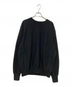 AURALEEオーラリー）の古着「SMOOTH SOFT BD SWEAT P/O」｜ブラック
