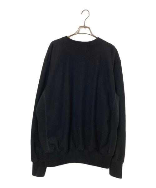 AURALEE（オーラリー）AURALEE (オーラリー) SMOOTH SOFT BD SWEAT P/O ブラック サイズ:4の古着・服飾アイテム
