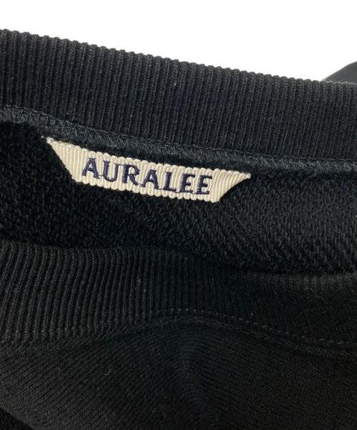 AURALEE（オーラリー）AURALEE (オーラリー) SMOOTH SOFT BD SWEAT P/O ブラック サイズ:4の古着・服飾アイテム