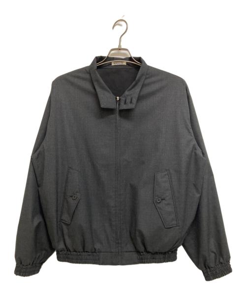 AURALEE（オーラリー）AURALEE (オーラリー) ULTRA FINE TROPICAL WOOL ZIP BLOUSON グレー サイズ:4の古着・服飾アイテム