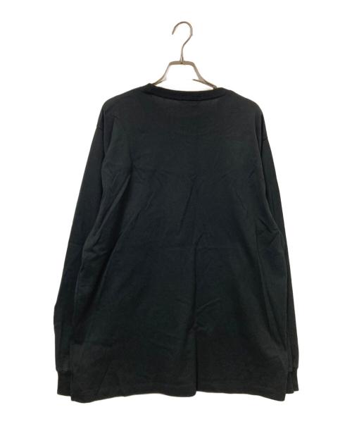AURALEE（オーラリー）AURALEE (オーラリー) LUSTER PLAITING L/S TEE ブラック サイズ:3の古着・服飾アイテム