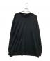 AURALEE（オーラリー）の古着「LUSTER PLAITING L/S TEE」｜ブラック
