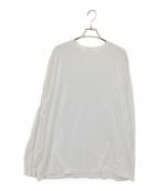 AURALEEオーラリー）の古着「LUSTER PLAITING L/S TEE」｜ホワイト