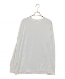 AURALEE（オーラリー）の古着「LUSTER PLAITING L/S TEE」｜ホワイト