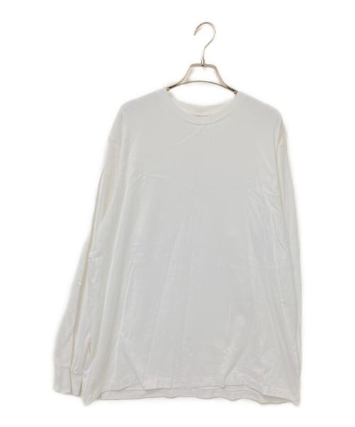 AURALEE（オーラリー）AURALEE (オーラリー) LUSTER PLAITING L/S TEE ホワイト サイズ:3の古着・服飾アイテム