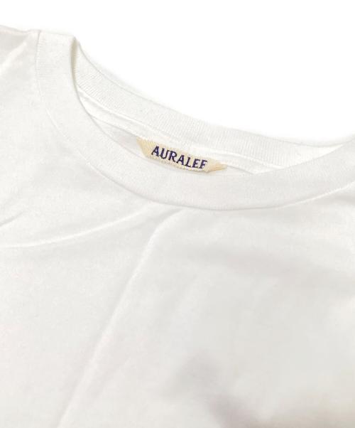 AURALEE（オーラリー）AURALEE (オーラリー) LUSTER PLAITING L/S TEE ホワイト サイズ:3の古着・服飾アイテム