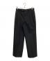 AURALEE（オーラリー）の古着「LIGHT WOOL MAX GABARDINE TWO-TUCK SLACKS」｜ブラック