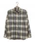 AURALEE（オーラリー）の古着「SUPER LIGHT WOOL CHECK SHIRT」｜グレー×ベージュ